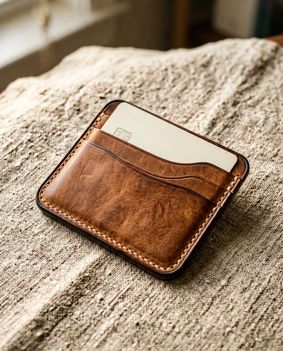 Kadi Card Holder — Four cards, one pocket, zero bulk.
