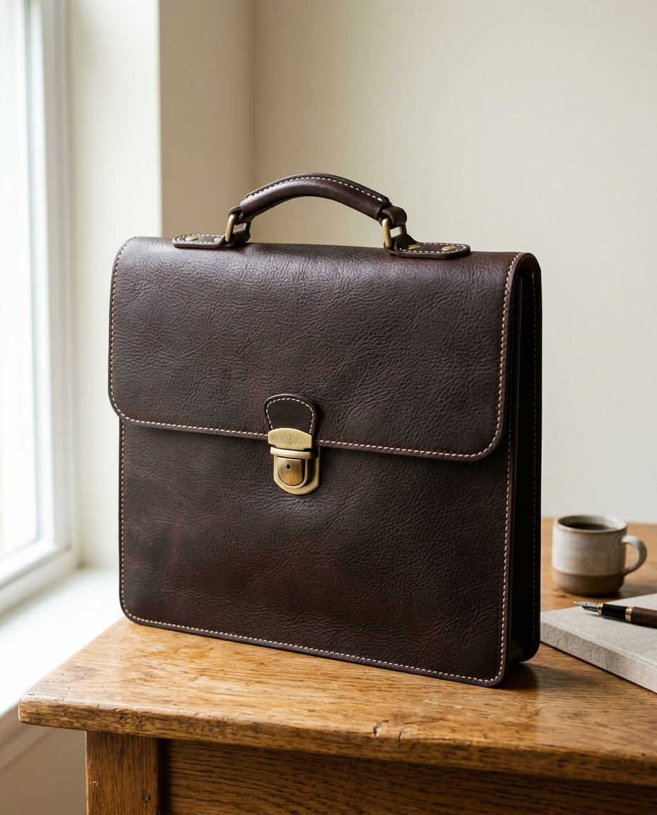 Bahasha Laptop Bag — A briefcase with a softer spine.
