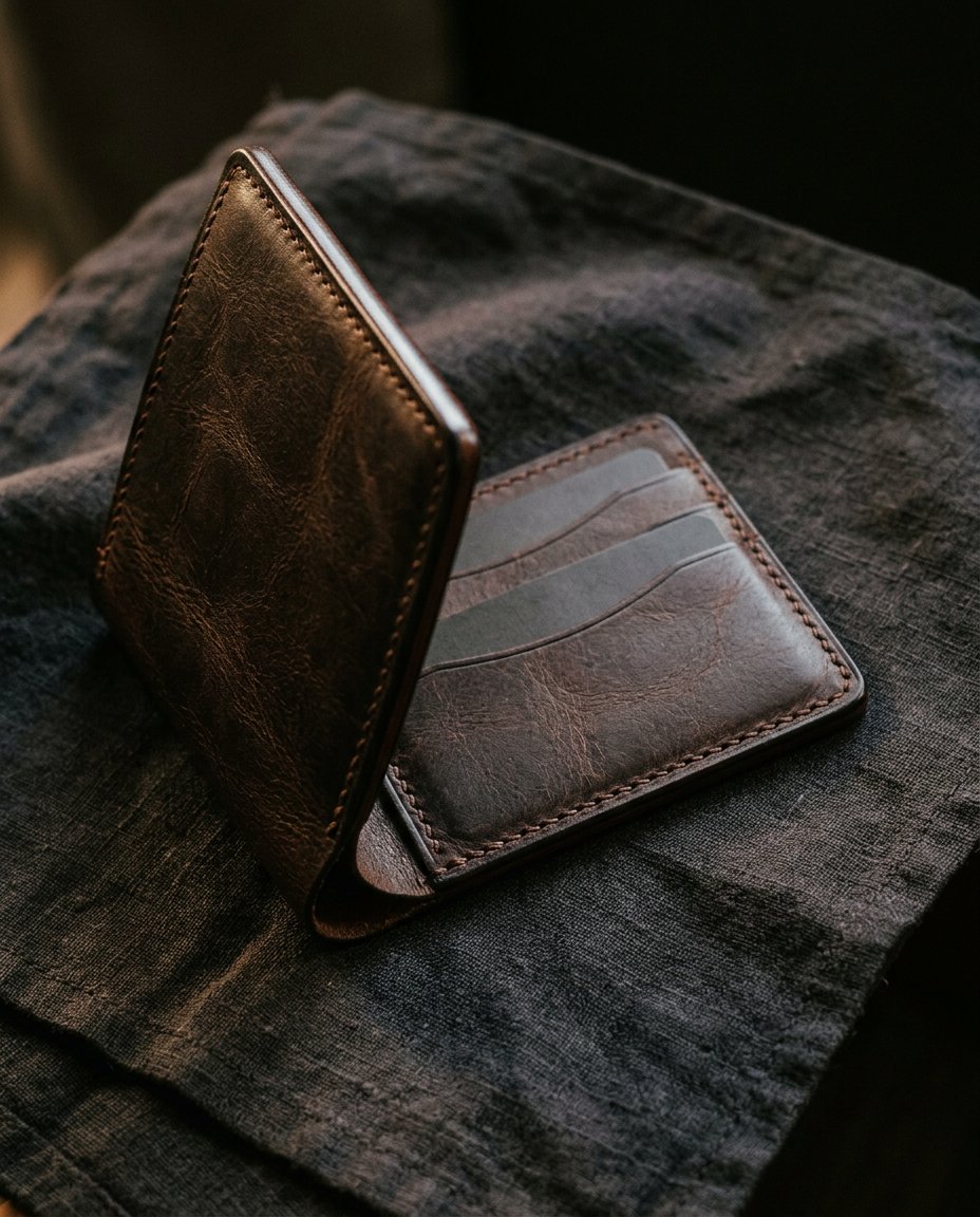 Kibeti Wallet — Full-grain cowhide, vegetable-tanned